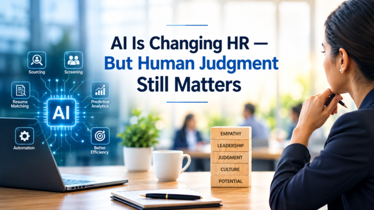 AI Is Changing HR — But Human Judgment Still Matters